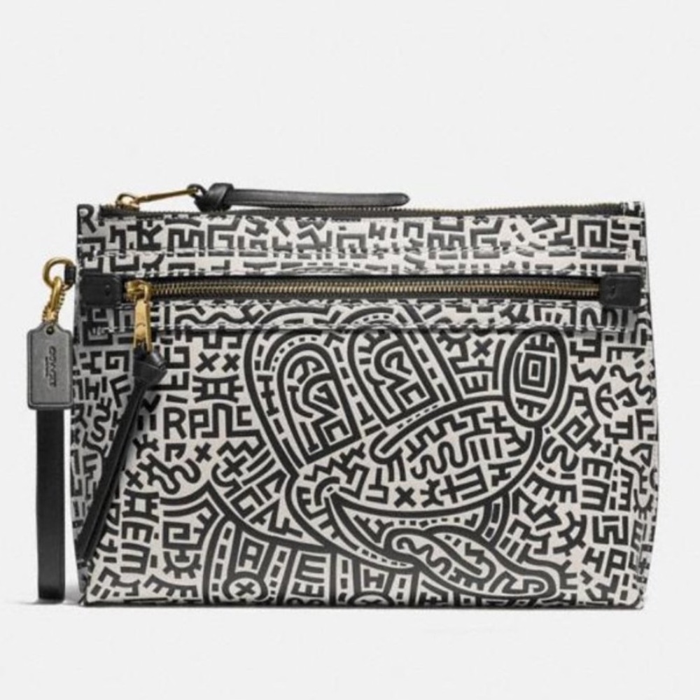 NWOT Disney Mickey x keith haring academy pouch